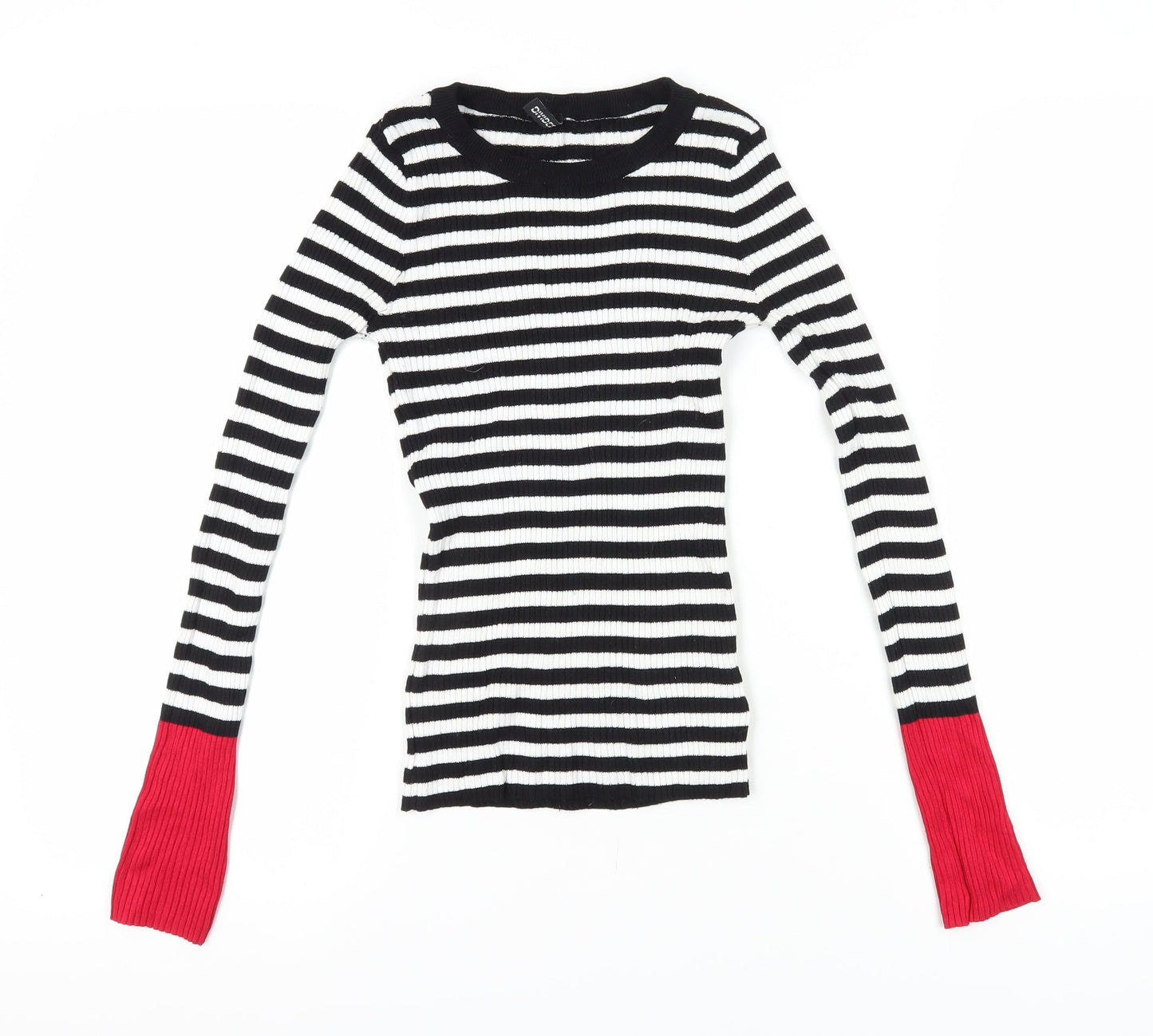 Womens UK Size XS H&M Black Pullover Jumper