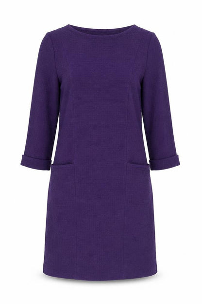 Roman Women's Purple Knit Dress Size 10