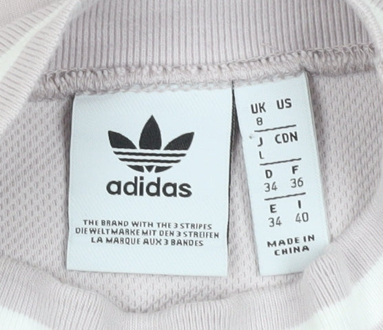 Womens UK Size 8 adidas Grey Basic T-Shirt