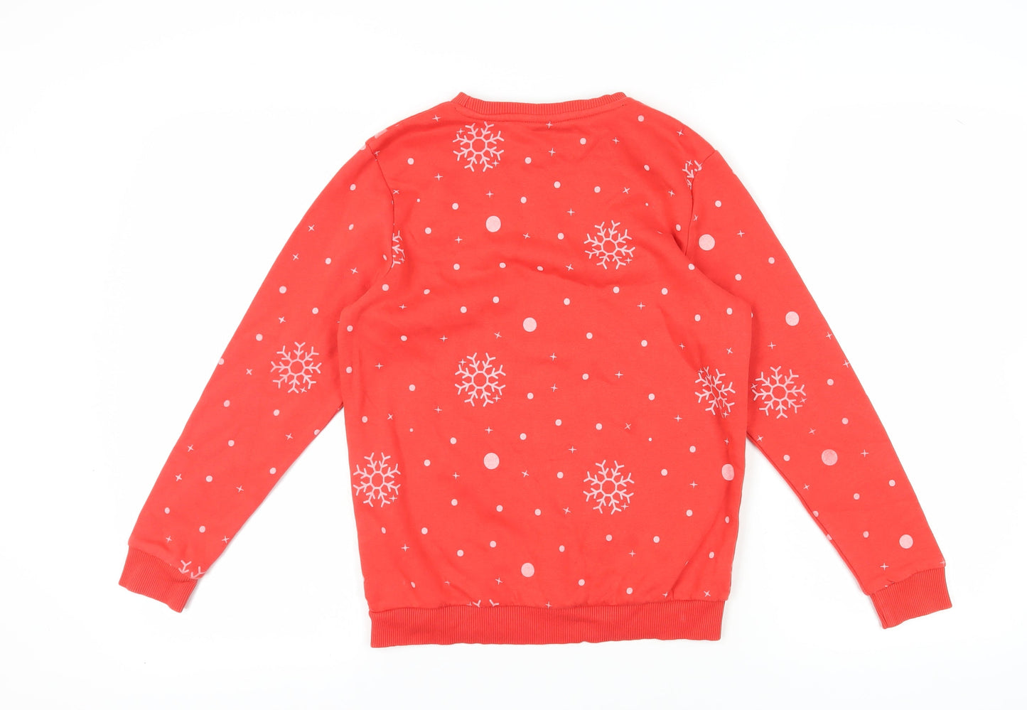 Pokemon Girls Red Pikachu Christmas Sweatshirt 11-12 Years