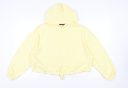 Womens UK Size 8 Marks and Spencer Yellow Pullover Hoodie
