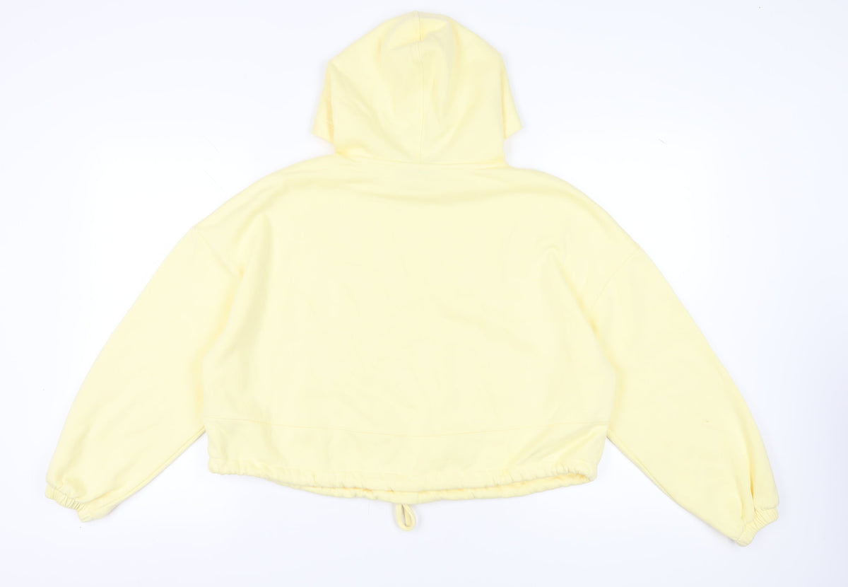 Womens UK Size 8 Marks and Spencer Yellow Pullover Hoodie