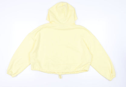 Womens UK Size 8 Marks and Spencer Yellow Pullover Hoodie
