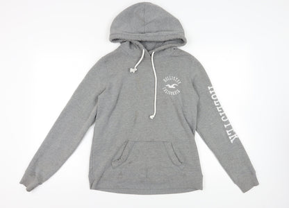 Hollister Grey Hoodie, Unisex, Small, Pullover Style