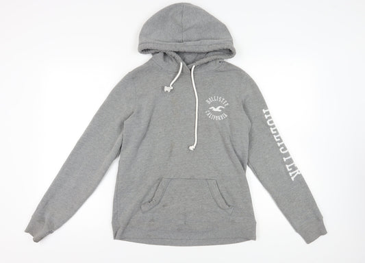 Hollister Grey Hoodie, Unisex, Small, Pullover Style