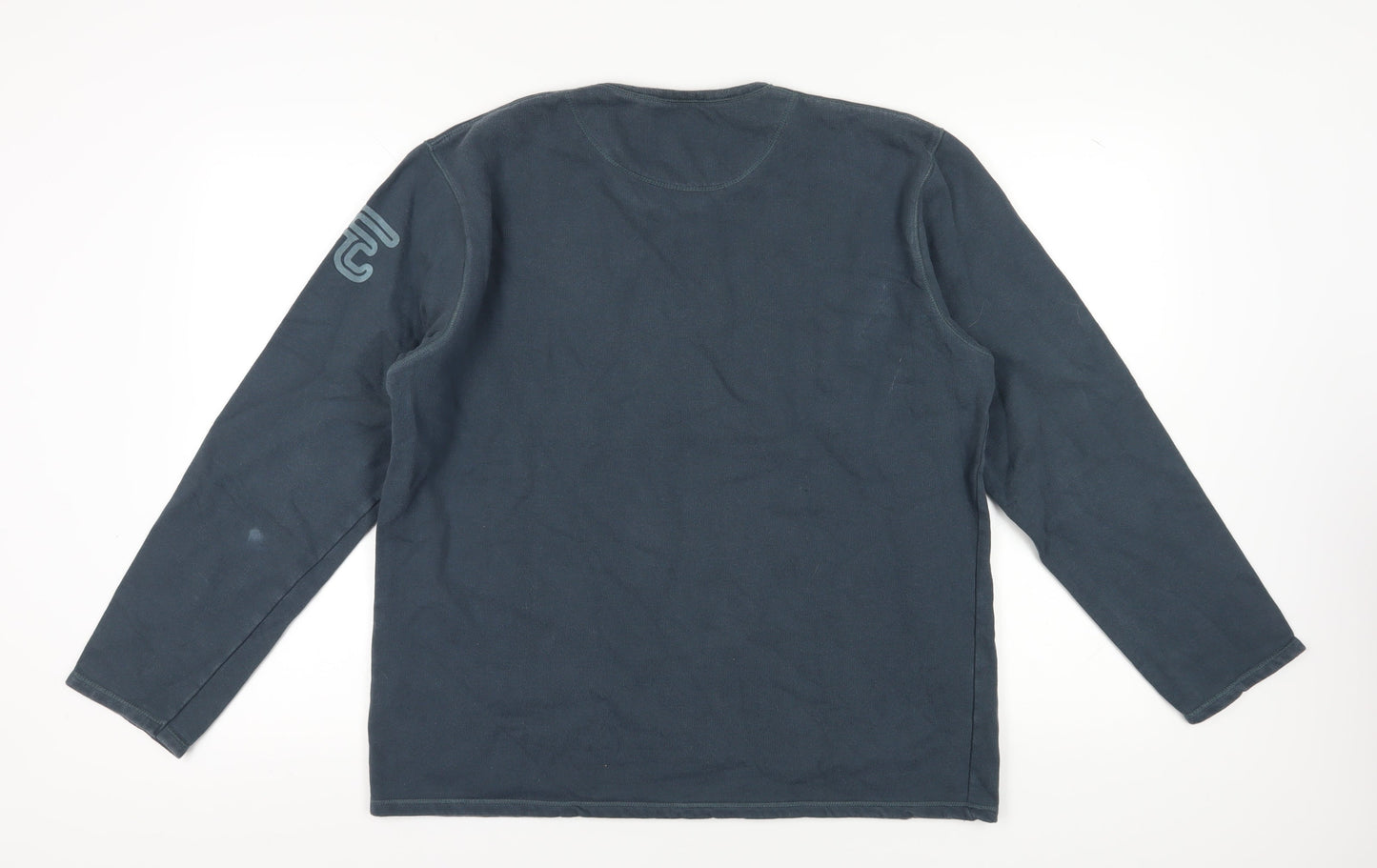 Mens UK Size XL French Connection Blue Pullover Sweatshirt