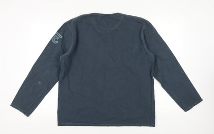 Mens UK Size XL French Connection Blue Pullover Sweatshirt