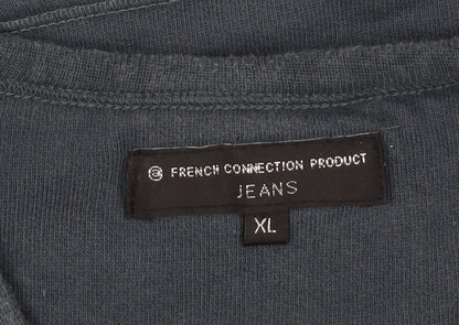 Mens UK Size XL French Connection Blue Pullover Sweatshirt