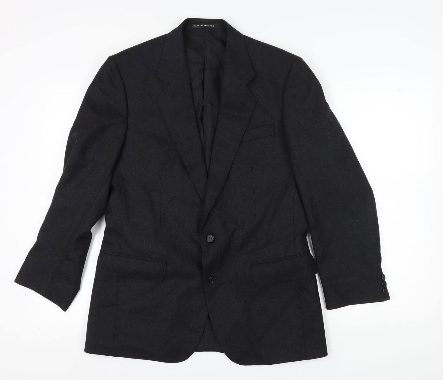 Mens UK Size 40 The Label Regular Black Suit Jacket