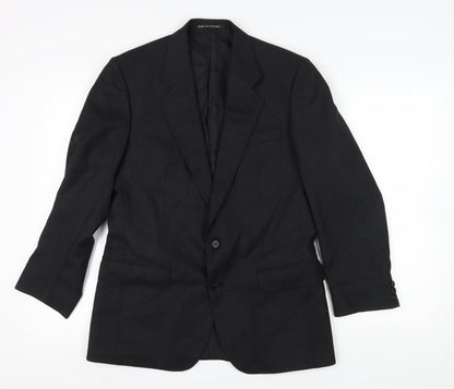 Mens UK Size 40 The Label Regular Black Suit Jacket