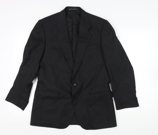 Mens UK Size 40 The Label Regular Black Suit Jacket