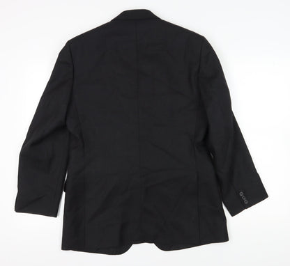 Mens UK Size 40 The Label Regular Black Suit Jacket