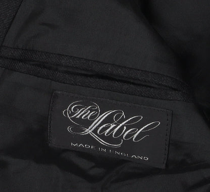 Mens UK Size 40 The Label Regular Black Suit Jacket