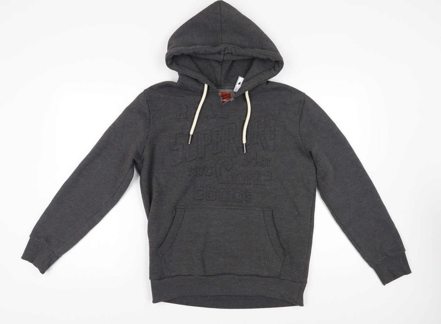Superdry Men's Grey Hoodie M - Pullover Style, Logo Accent