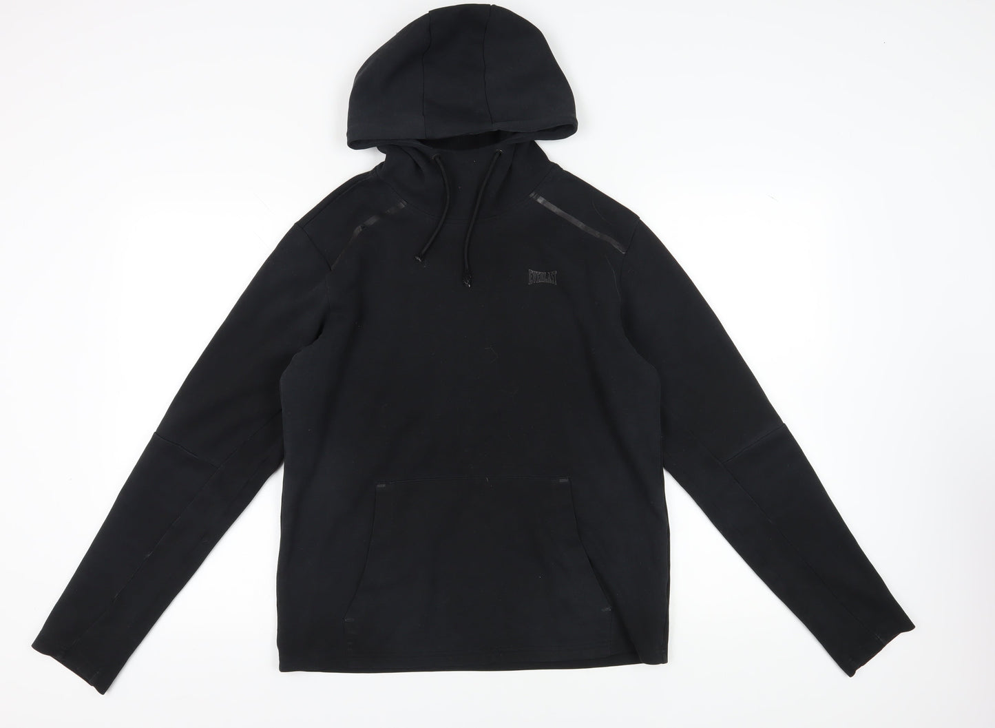 Mens UK Size L Everlast Black Pullover Hoodie