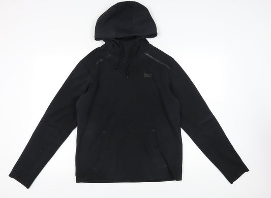 Mens UK Size L Everlast Black Pullover Hoodie