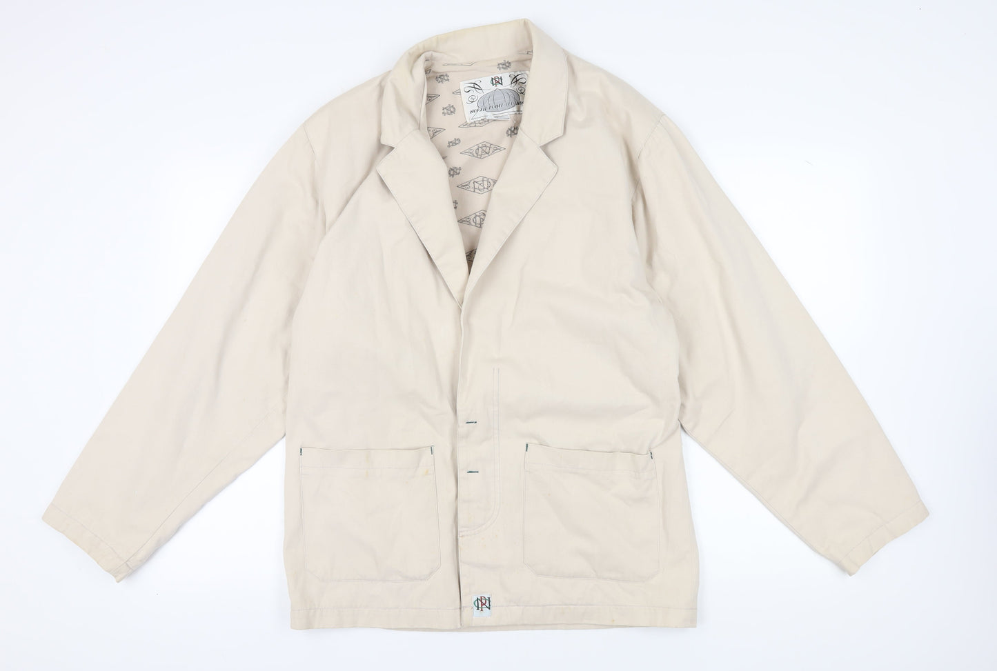 North Point Unisex Beige Cotton Jacket L Casual