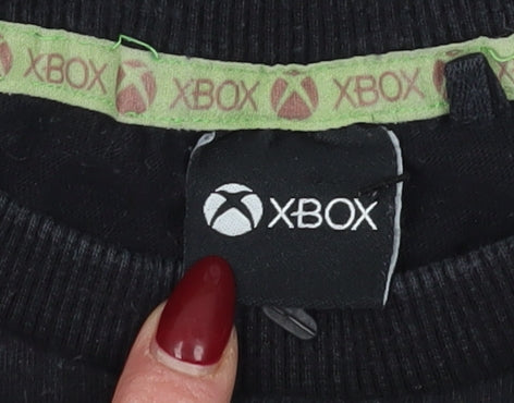 Next Boys Xbox Black Long Sleeve Graphic T-Shirt 11 Years