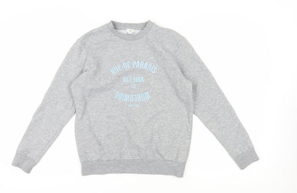 River Island Girls Grey Pullover Sweatshirt 13-14 Years