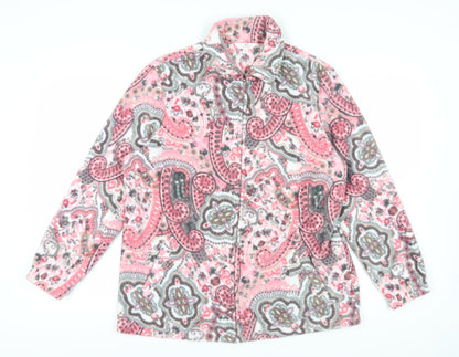 Julipa Women's Pink Paisley Jacket, Size 18, Casual