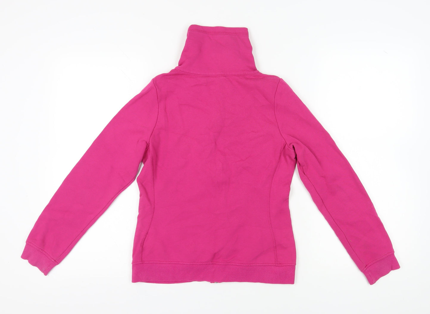 H&M Girls Pink Full Zip Sweatshirt 13-14 Years Casual