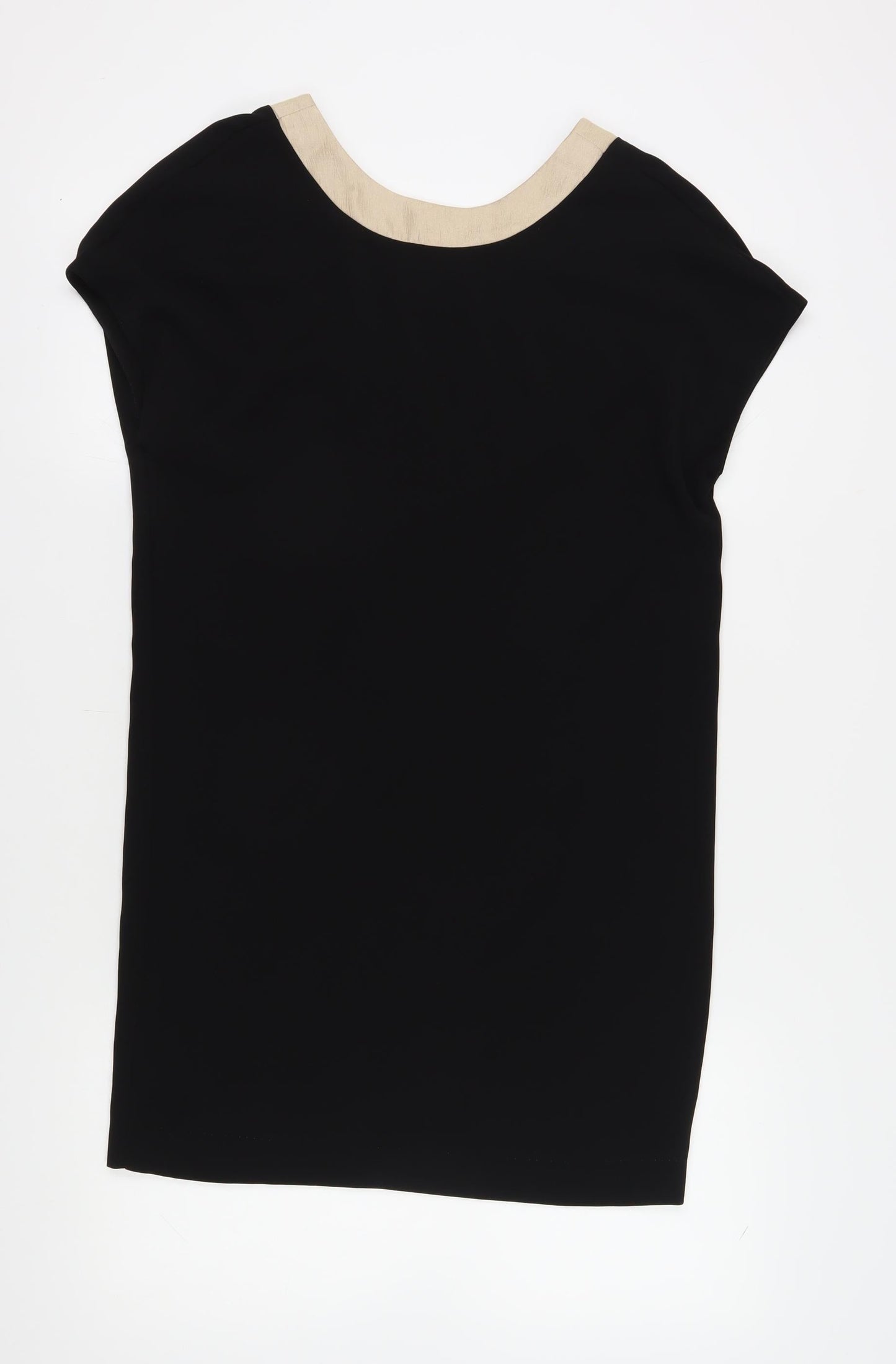 Moutaki Women's Black Shift Dress Size S Casual