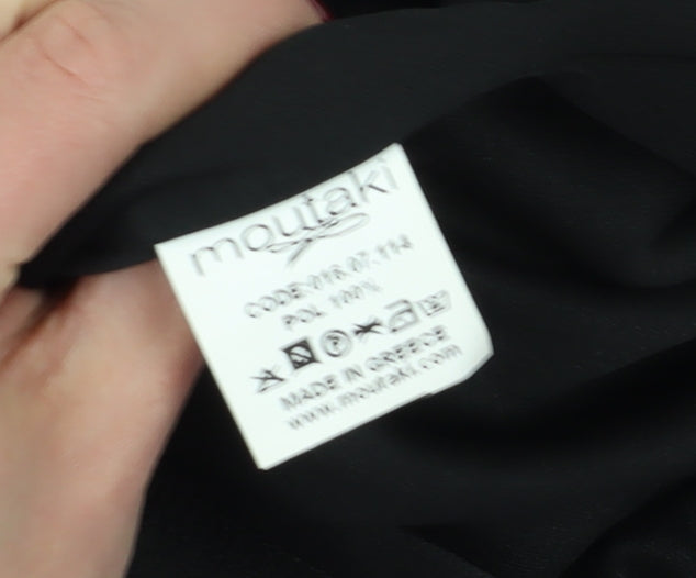 Moutaki Women's Black Shift Dress Size S Casual