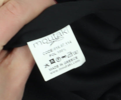 Moutaki Women's Black Shift Dress Size S Casual