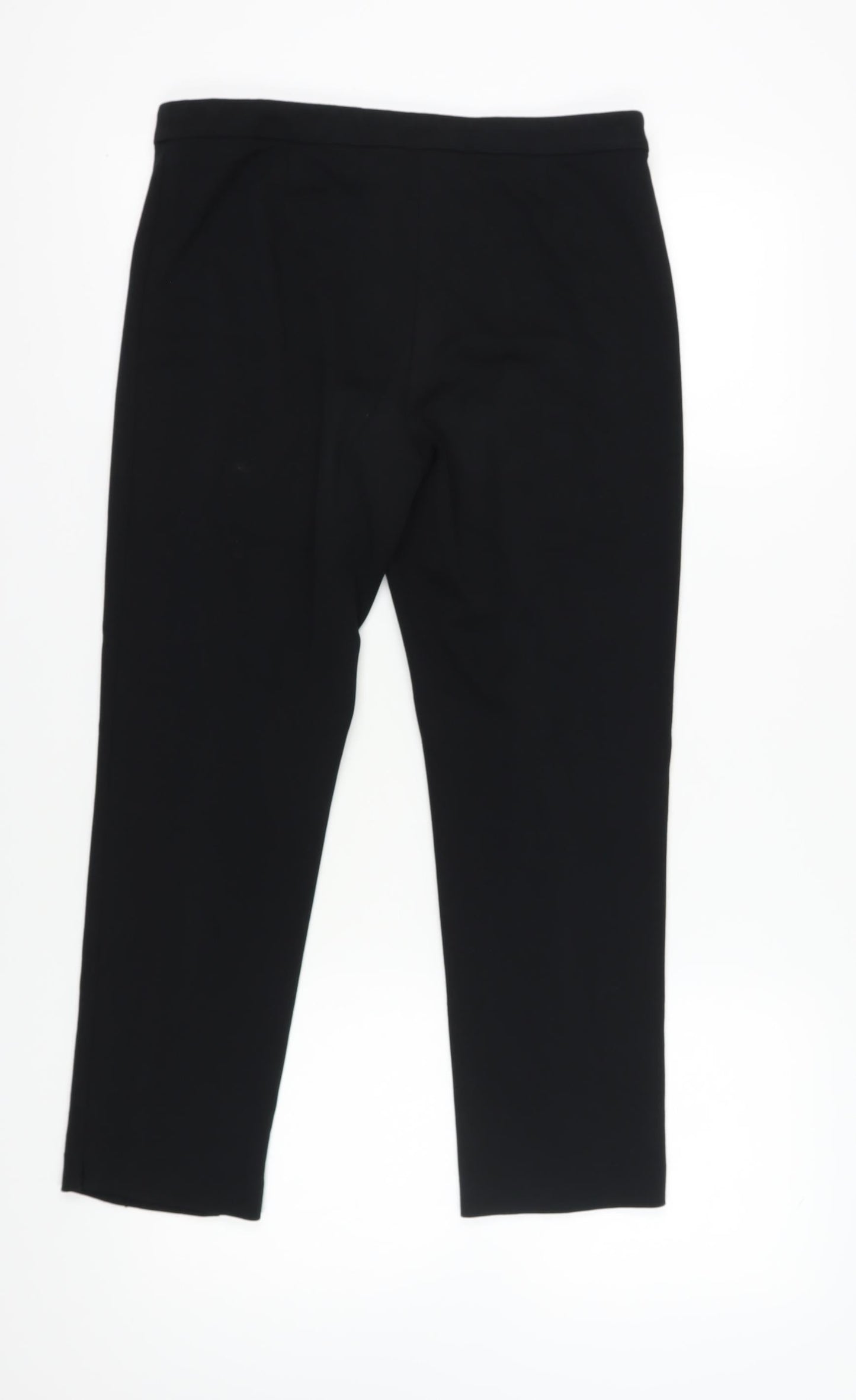 Womens UK Size 12 Marks and Spencer Regular Fit Dress Pants Black Trousers