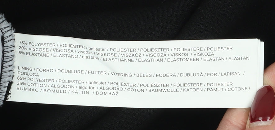 Mango Women's Black Dress Pants Size 14