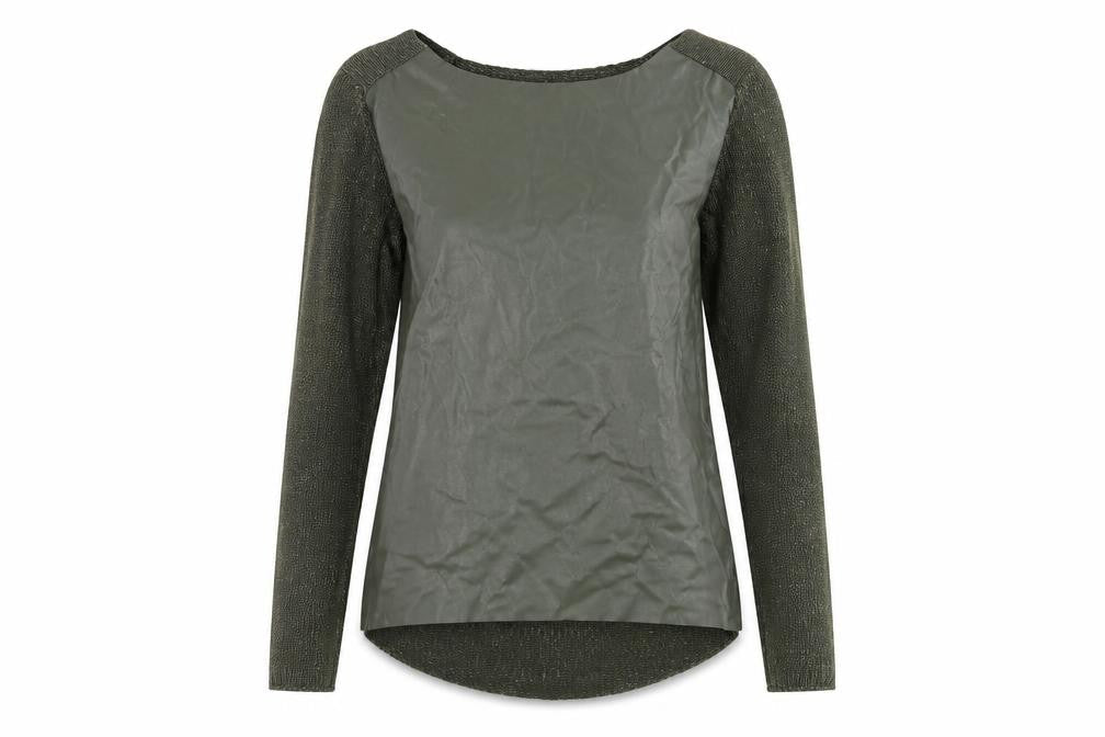 Womens UK Size L Zara Green Pullover Jumper