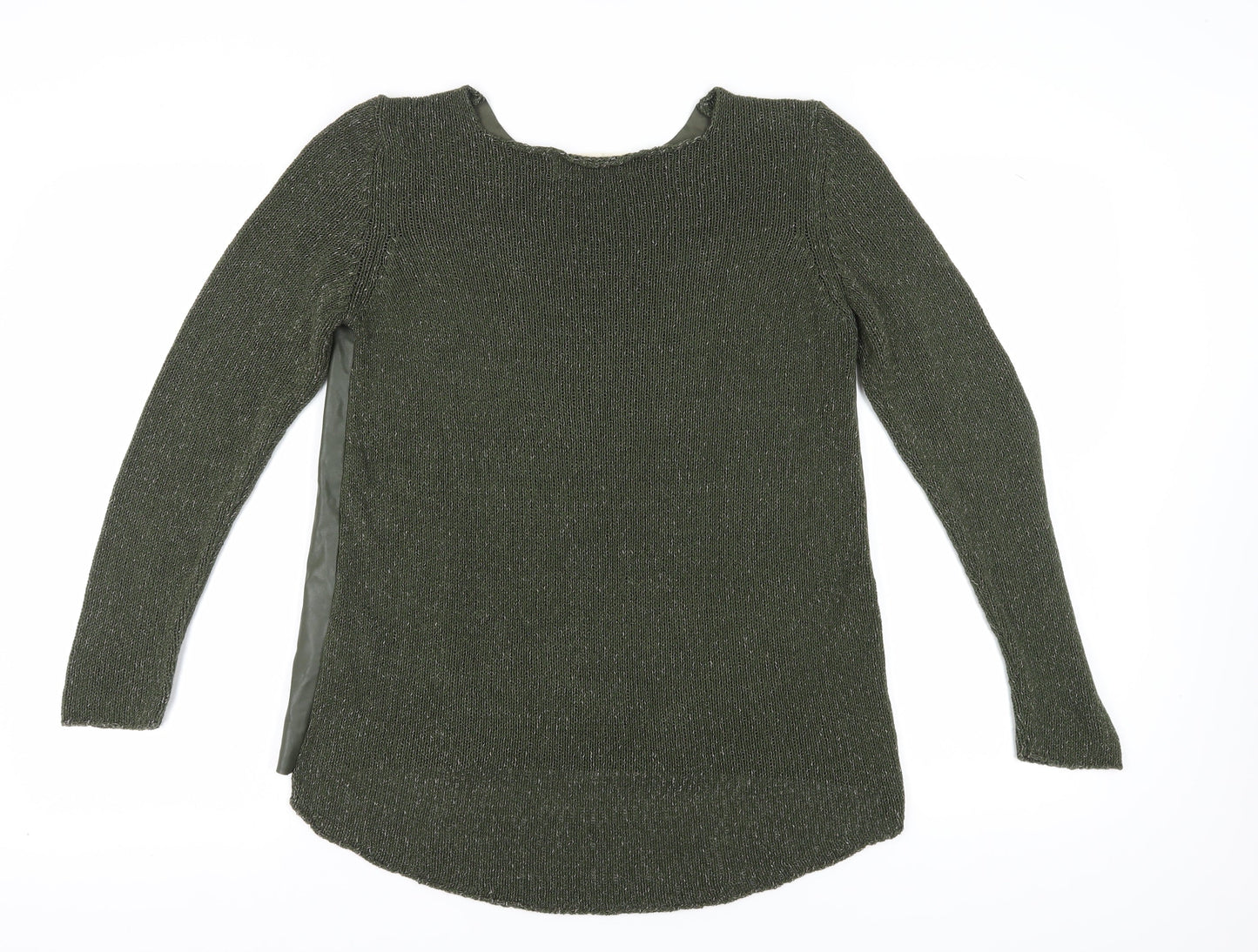 Womens UK Size L Zara Green Pullover Jumper