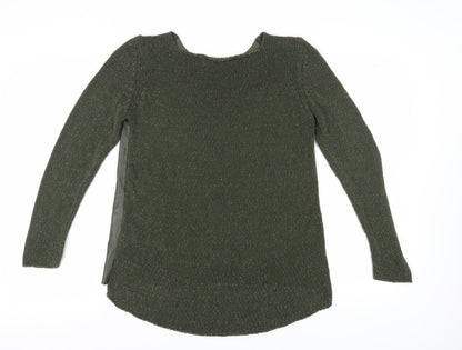 Womens UK Size L Zara Green Pullover Jumper