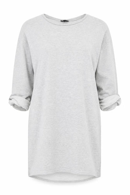 Topshop Women's Grey T-Shirt Dress Size 12