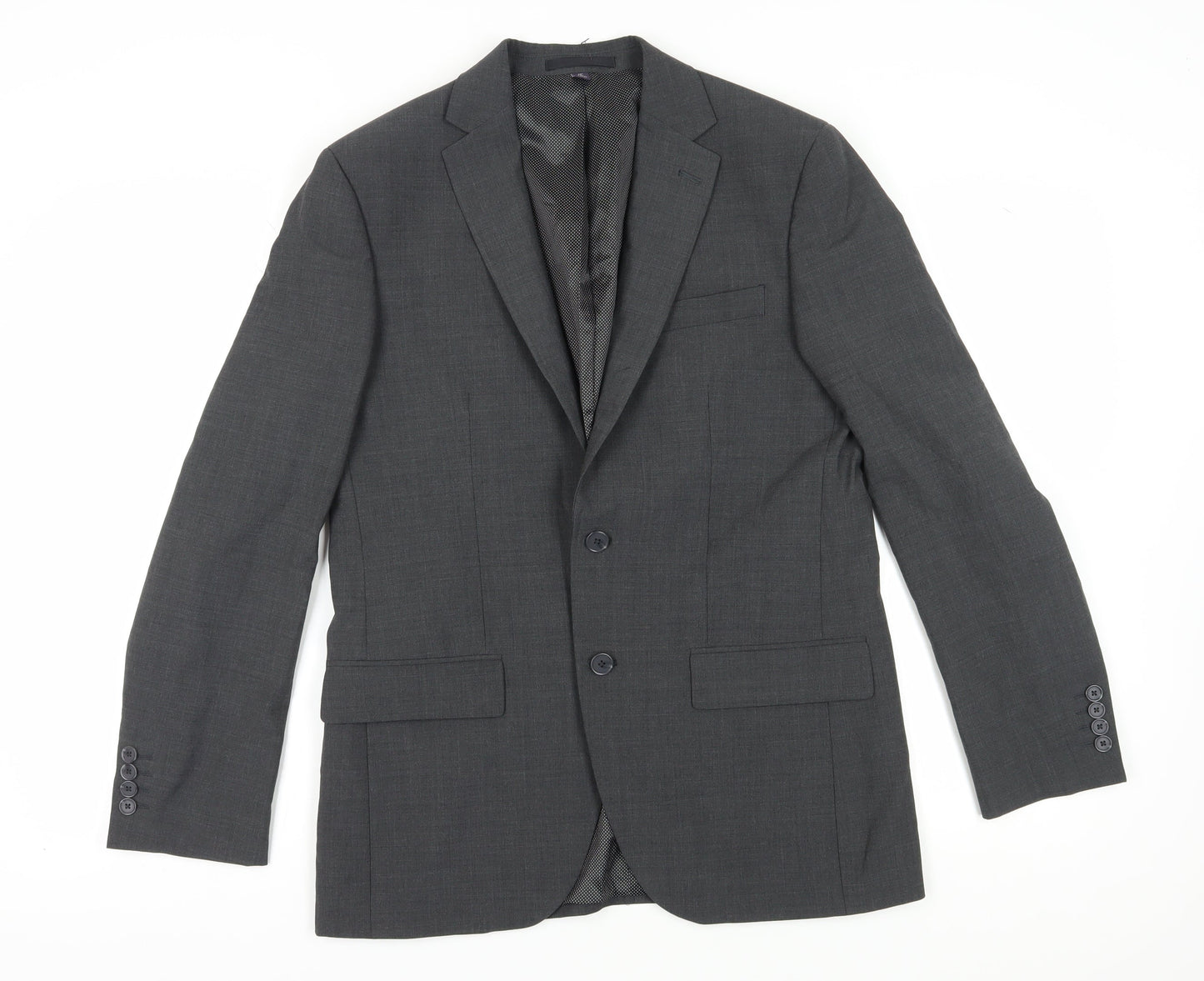 Mens UK Size 38 Marks and Spencer Regular Grey Suit Jacket