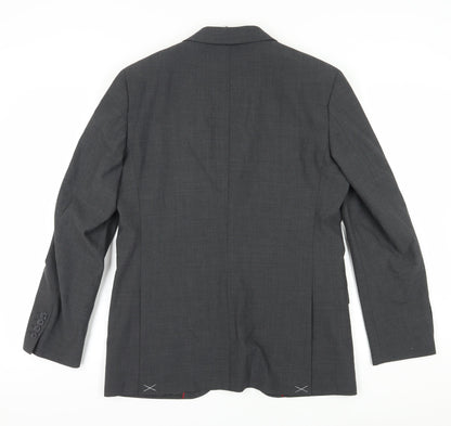 Mens UK Size 38 Marks and Spencer Regular Grey Suit Jacket