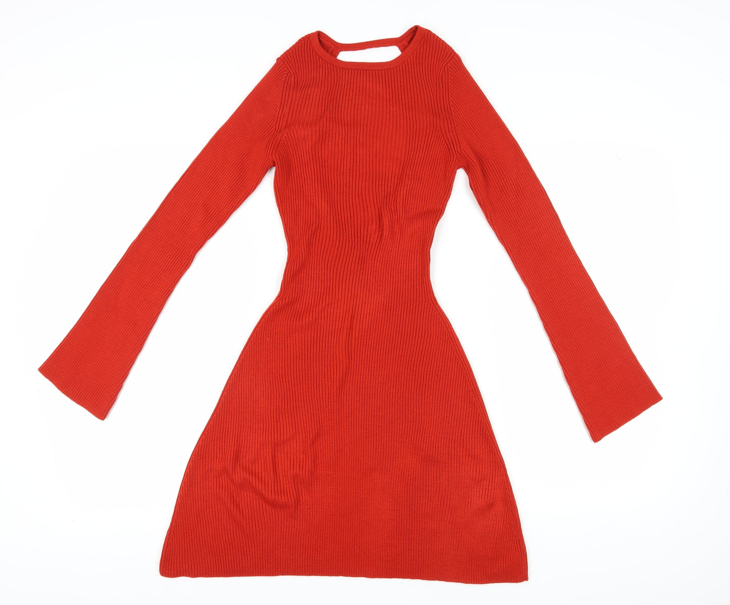 ASOS DESIGN Women's Red Fit & Flare Dress Size 6