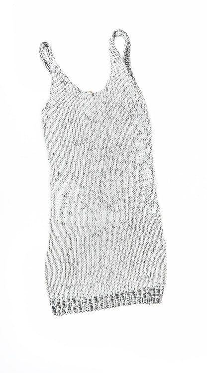 H&M Women's Grey Tank Dress Size 10 Knit Casual