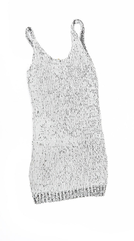 H&M Women's Grey Tank Dress Size 10 Knit Casual
