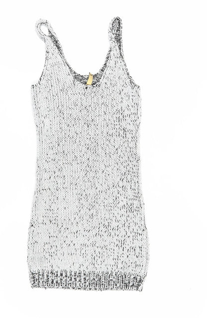 H&M Women's Grey Tank Dress Size 10 Knit Casual