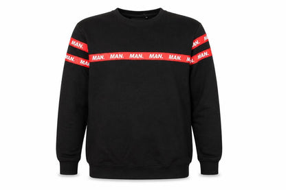 Mens UK Size M boohooMAN Black Pullover Sweatshirt