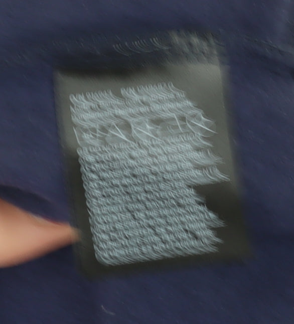 H&M Unisex Blue Logo Pullover Sweatshirt S