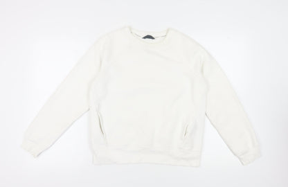 Marks and Spencer Women’s White Pullover Sweatshirt Size 10