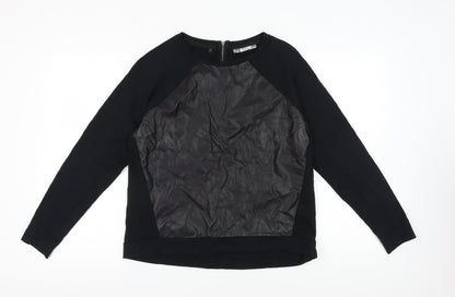 Womens UK Size 14 NEXT Black Pullover Sweatshirt