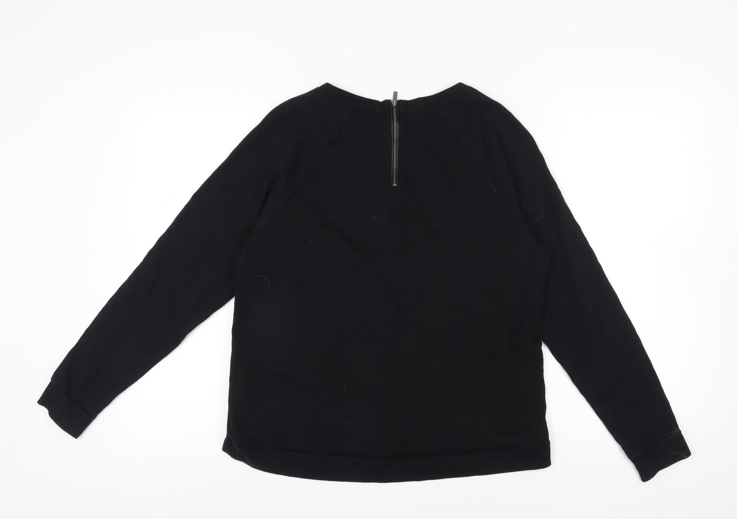 Womens UK Size 14 NEXT Black Pullover Sweatshirt