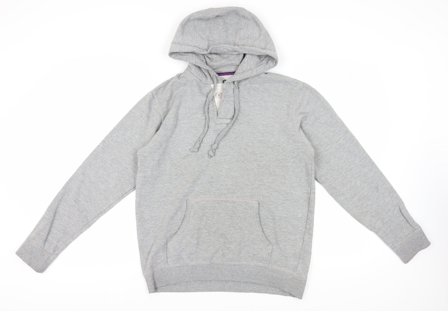 Mens UK Size M Burton Grey Pullover Hoodie