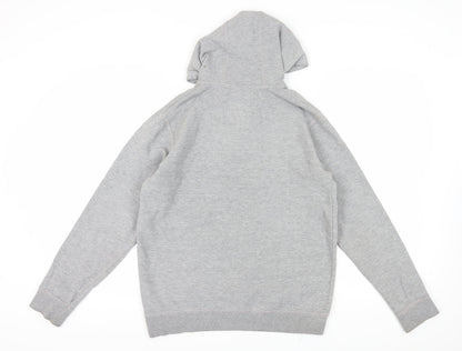 Mens UK Size M Burton Grey Pullover Hoodie