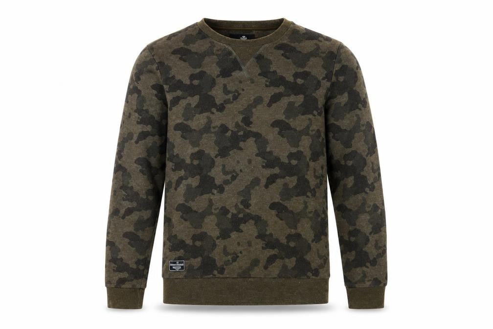 Mens UK Size M Threadbare Brown Pullover Sweatshirt