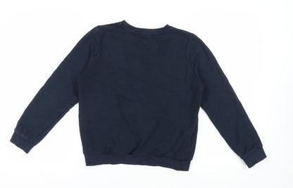 Majolica Girls Blue L Pullover Sweatshirt, Casual & Comfortable
