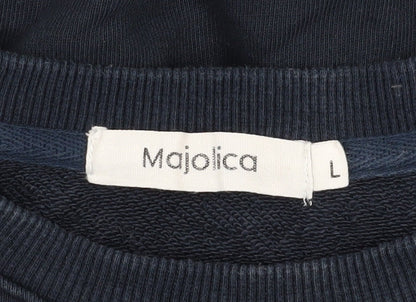 Majolica Girls Blue L Pullover Sweatshirt, Casual & Comfortable